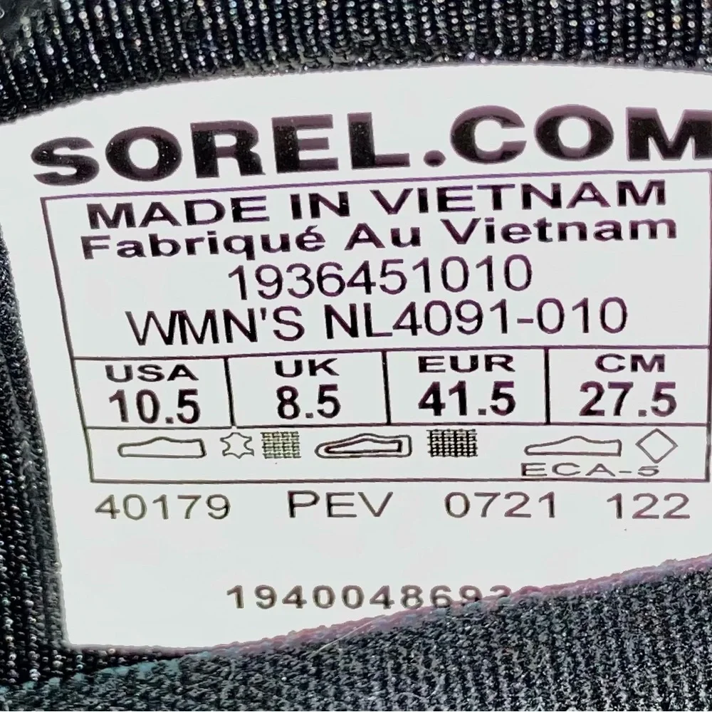 Black Sorel Out and About women’s size 10 - Picture 2 of 14